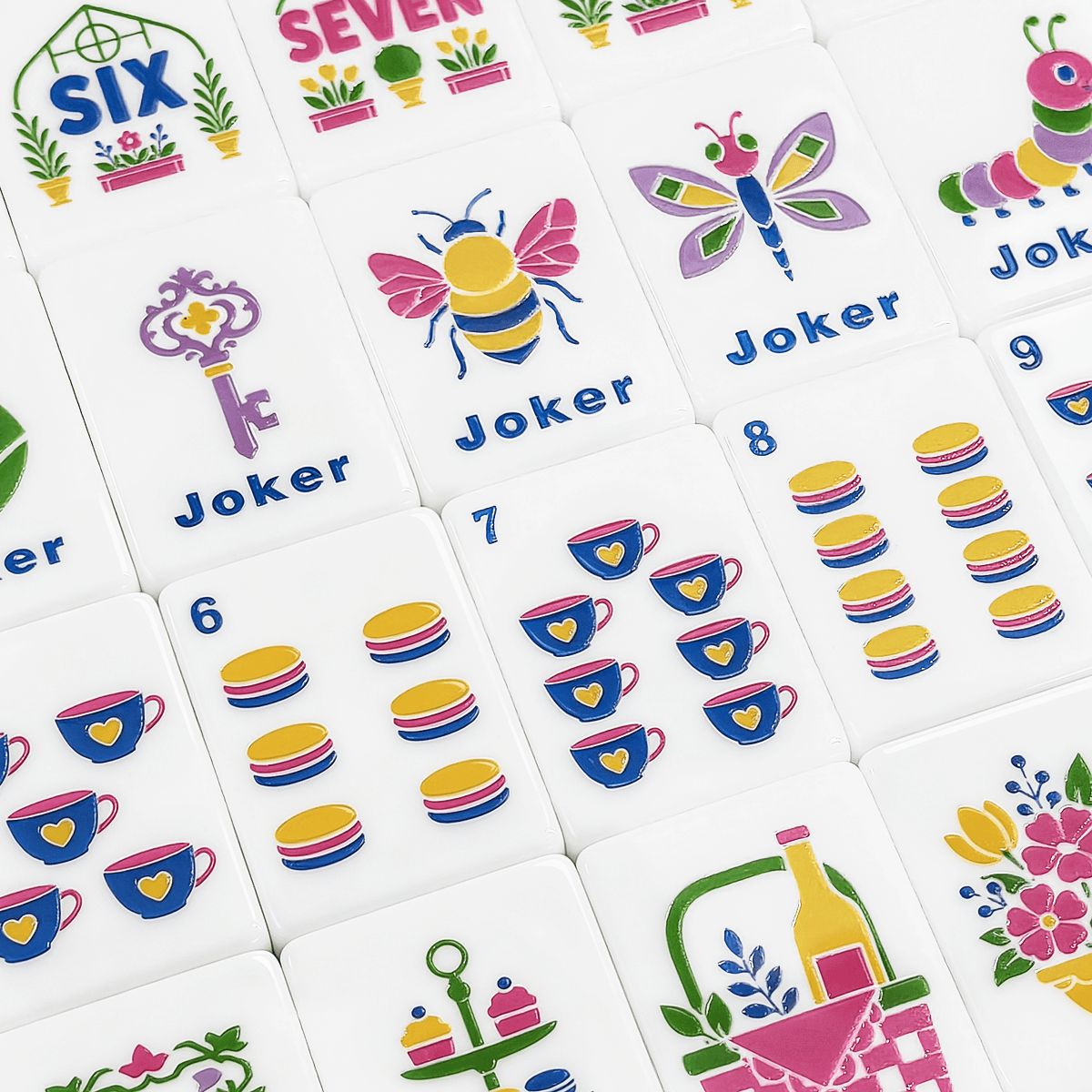 American Mahjong Tiles (Floral Garden Style) 1 Mahjong Mahjong (1)