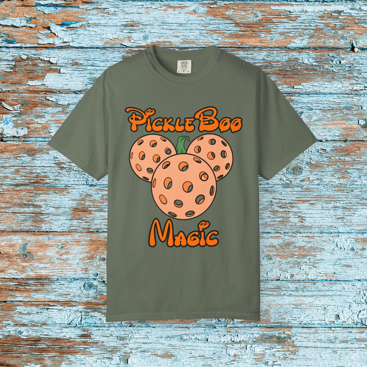 Comfort Colors Halloween Mickey Pickleboo Pickleball Magic Theme Park Lover Pickleball Player Team Shirt Gift for  Her Mom Player