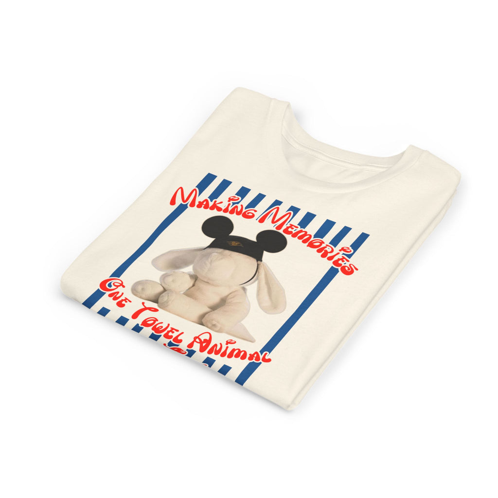 Towel Animal Cruise Youth T-shirt, Matching Family Shirt, Disney Cruise Vacation Shirt, DCL Evie Shirt