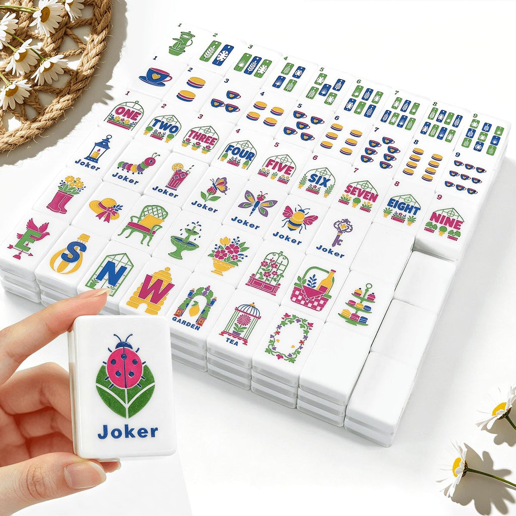 American Mahjong Tiles (Floral Garden Style) 1 Mahjong Mahjong (1)