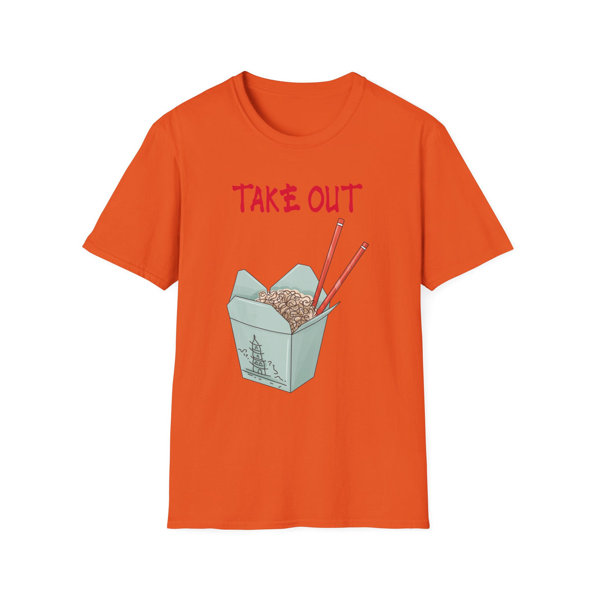 Funny Halloween Costume T-Shirt Chinese Take Out, Food Costume Top, Office Group Costume Shirt, Matching Friends Family Shirt