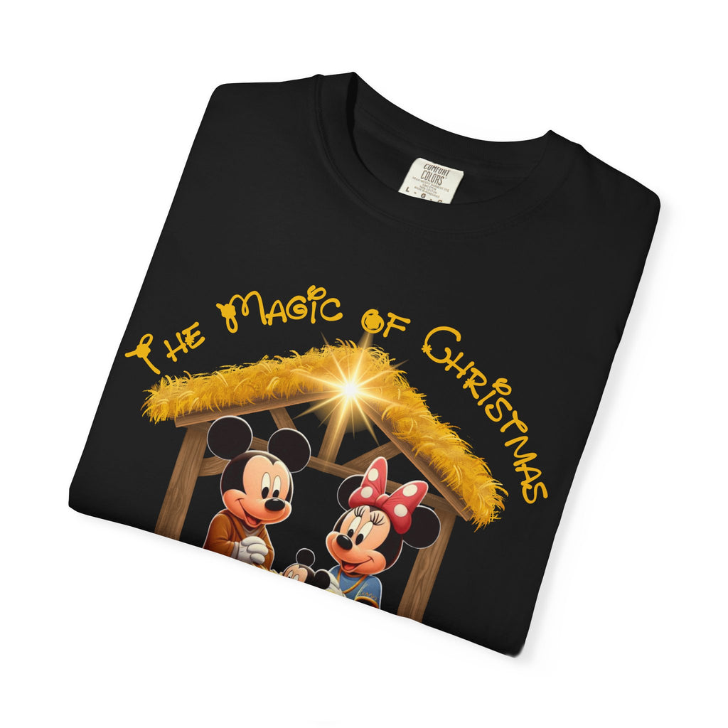 Comfort Colors Jesus Mickey Magic Family Matching Shirts Greatest Gift of all Nativity Shirt Christian Christmas Religious Shirt Bible Verse
