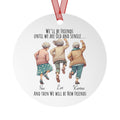 Personalized Best Friend Ornament, Best Friend Christmas Gift, Friendship Christmas Ornament, Custom Best Friend Gift, Bestie Birthday