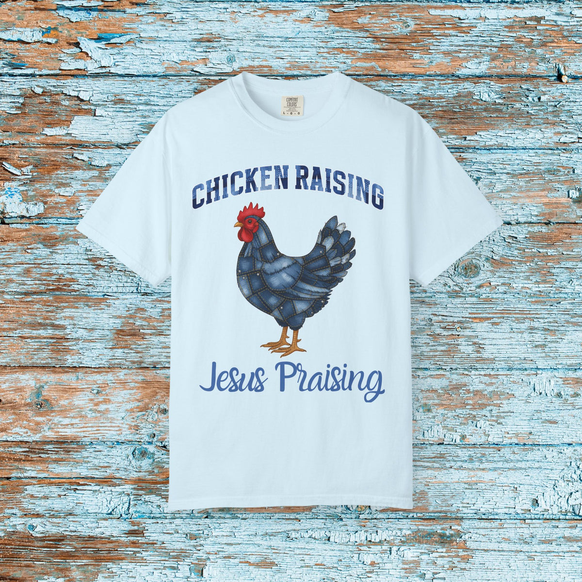 Comfort Colors Chicken Shirt, Cute Christian Shirt For Women,Jesus Shirt,Christian Gift, Christian Christmas Shirt,Love and Grace Shirt