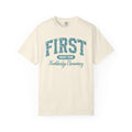 Custom Teacher Team T-shirt | Garment-Dyed School Spirit Tee, Custom Grade and School, Personalized Name & Number