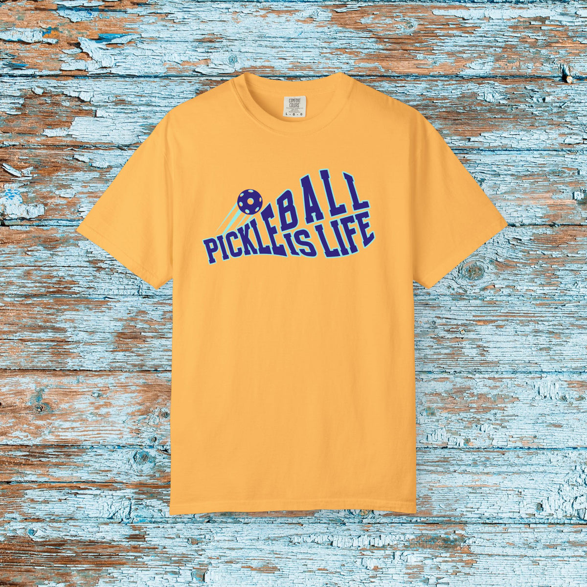 Comfort Colors Pickleball is Life Pickleball Paddle T-shirt Matching Team Shirt Gift for Mom Dad Pickleball Lover Player Gift
