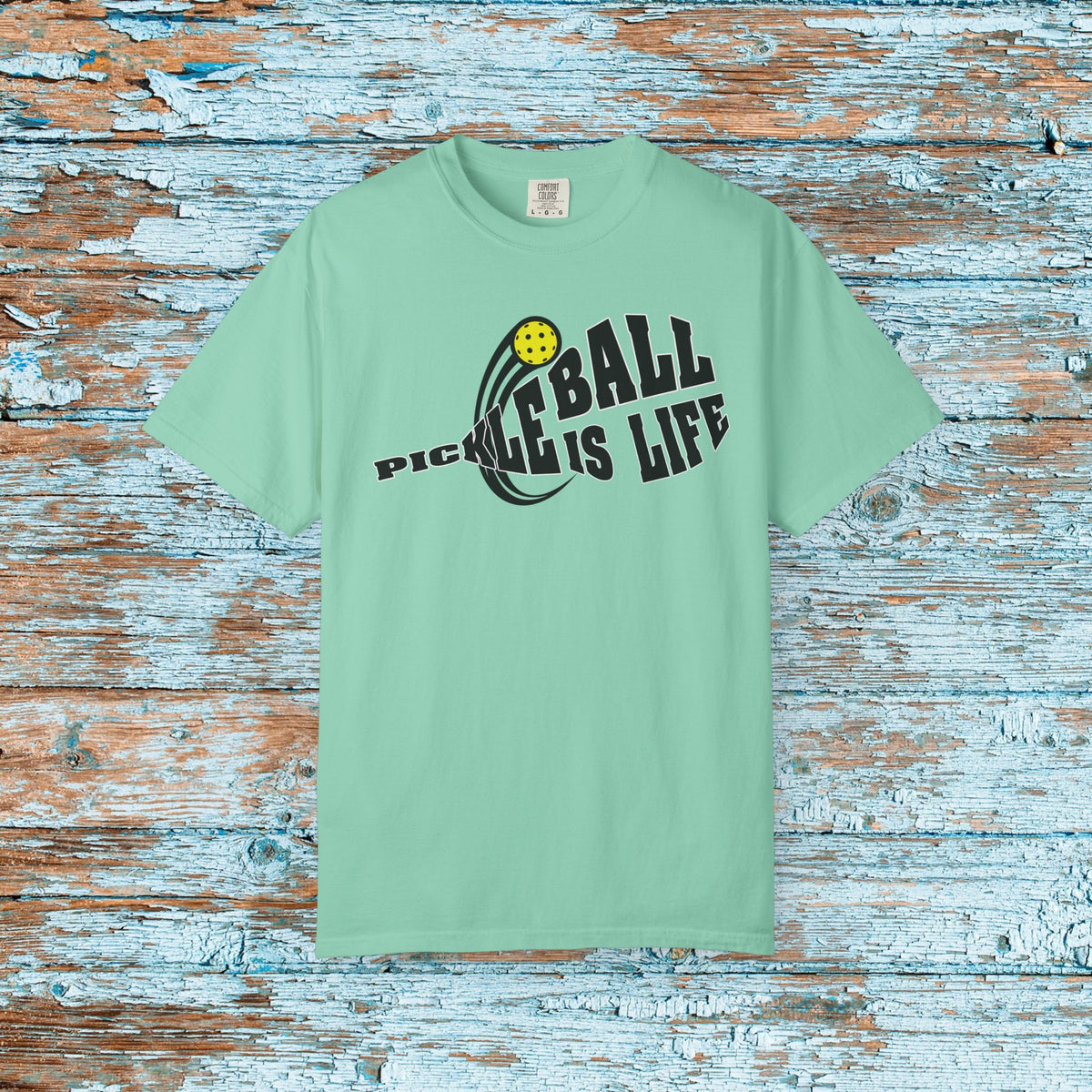 Comfort Colors Pickleball is Life Pickleball Paddle T-shirt Matching Team Shirt Gift for Mom Dad Pickleball Lover Player Gift