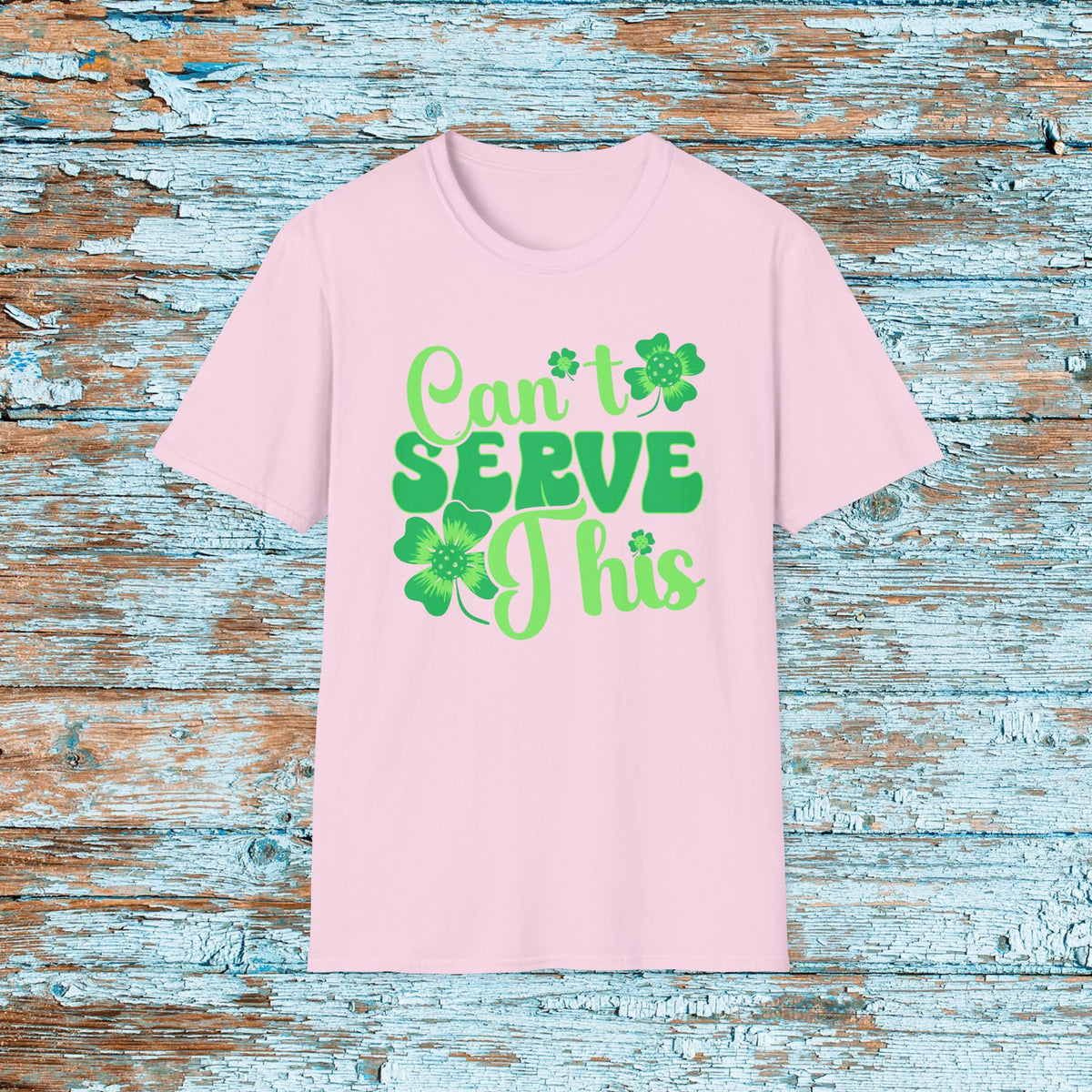 St Patricks Day Shirt, Can't Serve This Pickleball Shirt, Funny Pickleball T Shirt, Pickleball Tee, Leprechaun Pickleball Gift, Player Shirt