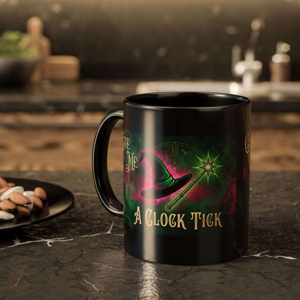 Funny Wicked Witch Mug, Give Me a Clock Tick Wicked Cup, Witchy Coffee Mug, Good vs Bad Humor Mug, Bestie Gift Tea Cup
