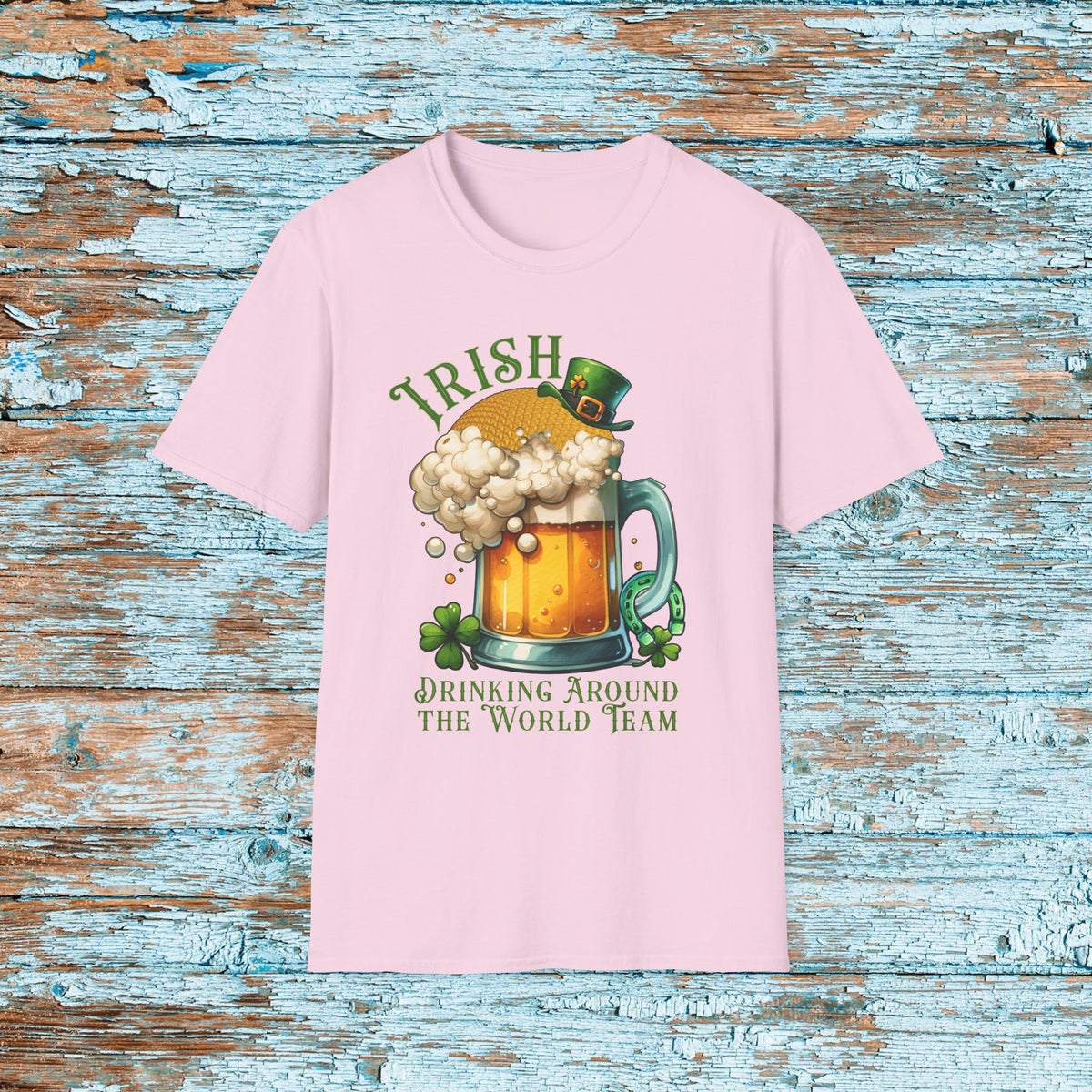 St. Patrick's Day EPCOT Drink Around The World  T-Shirt, Irish Drinking Club, Shamrock Shirt, Pinch Proof, Fun St. Paddy's Day