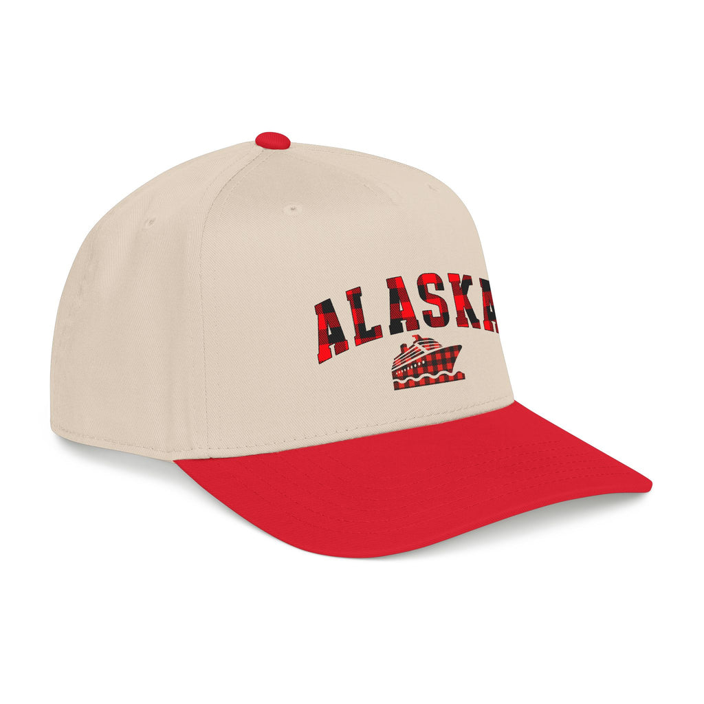 Alaska Buffalo Plaid Cruise Cap | Mid Profile Baseball Cap, Matching Family Cruise Hat