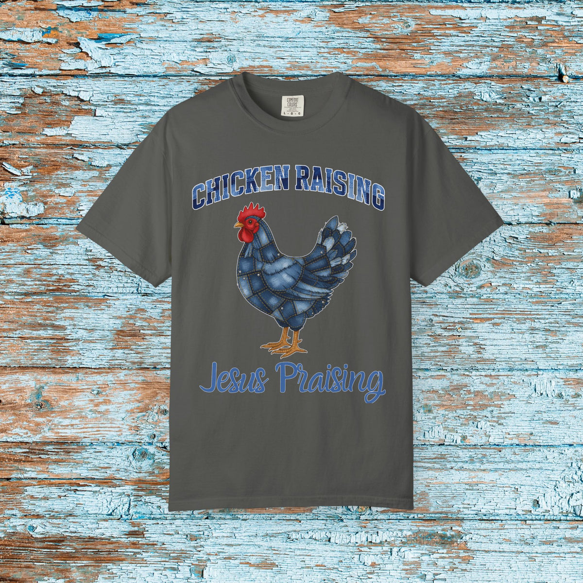 Comfort Colors Chicken Shirt, Cute Christian Shirt For Women,Jesus Shirt,Christian Gift, Christian Christmas Shirt,Love and Grace Shirt