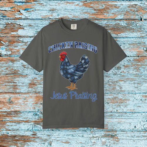 Comfort Colors Chicken Shirt, Cute Christian Shirt For Women,Jesus Shirt,Christian Gift, Christian Christmas Shirt,Love and Grace Shirt