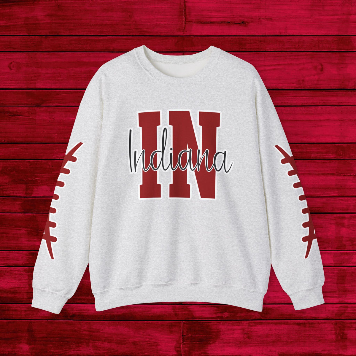 Indiana Football, Celebrate Hoosier Pride, School Spirit, College Football Fun Unisex Heavy Blend™ Crewneck Sweatshirt