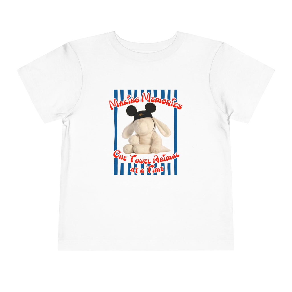 Towel Animal Cruise Toddler T-shirt, Matching Family Shirt, Disney Cruise Vacation Shirt, DCL Evie Shirt