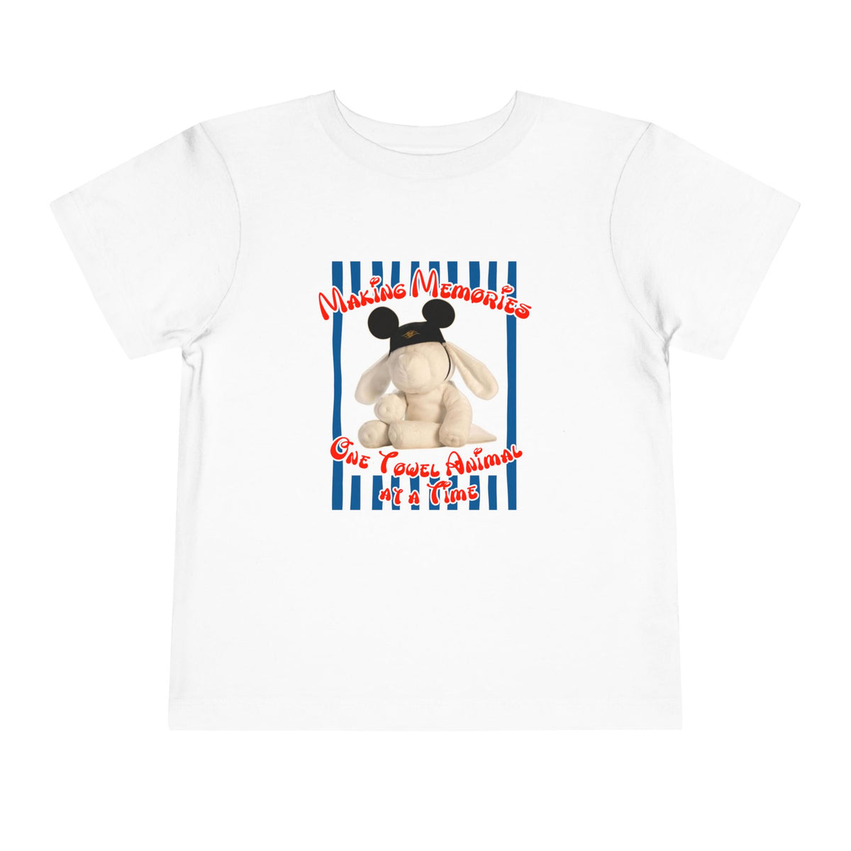 Towel Animal Cruise Toddler T-shirt, Matching Family Shirt, Disney Cruise Vacation Shirt, DCL Evie Shirt