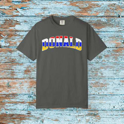 Comfort Colors Donald Mickey Shirt College Font Magical Matching Family Theme Park Kingdom Vacation Shirt