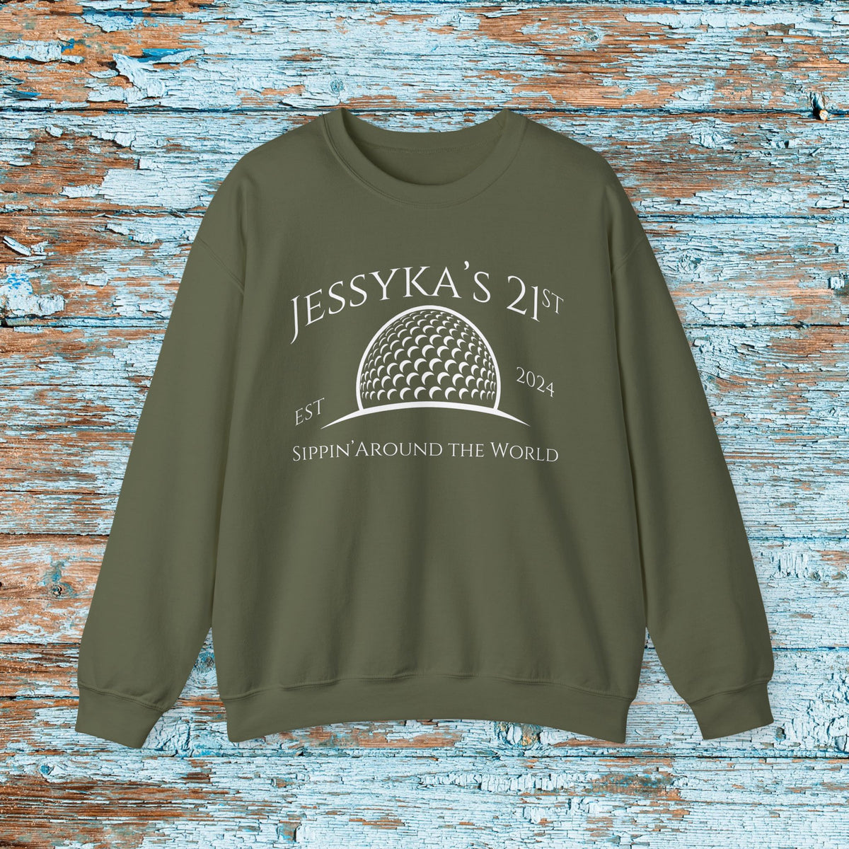 Custom Funny Disney Epcot World Tour 21st Birthday Sweatshirt Drink Around The World Food and Wine Drinking Squad Shirt World Traveler