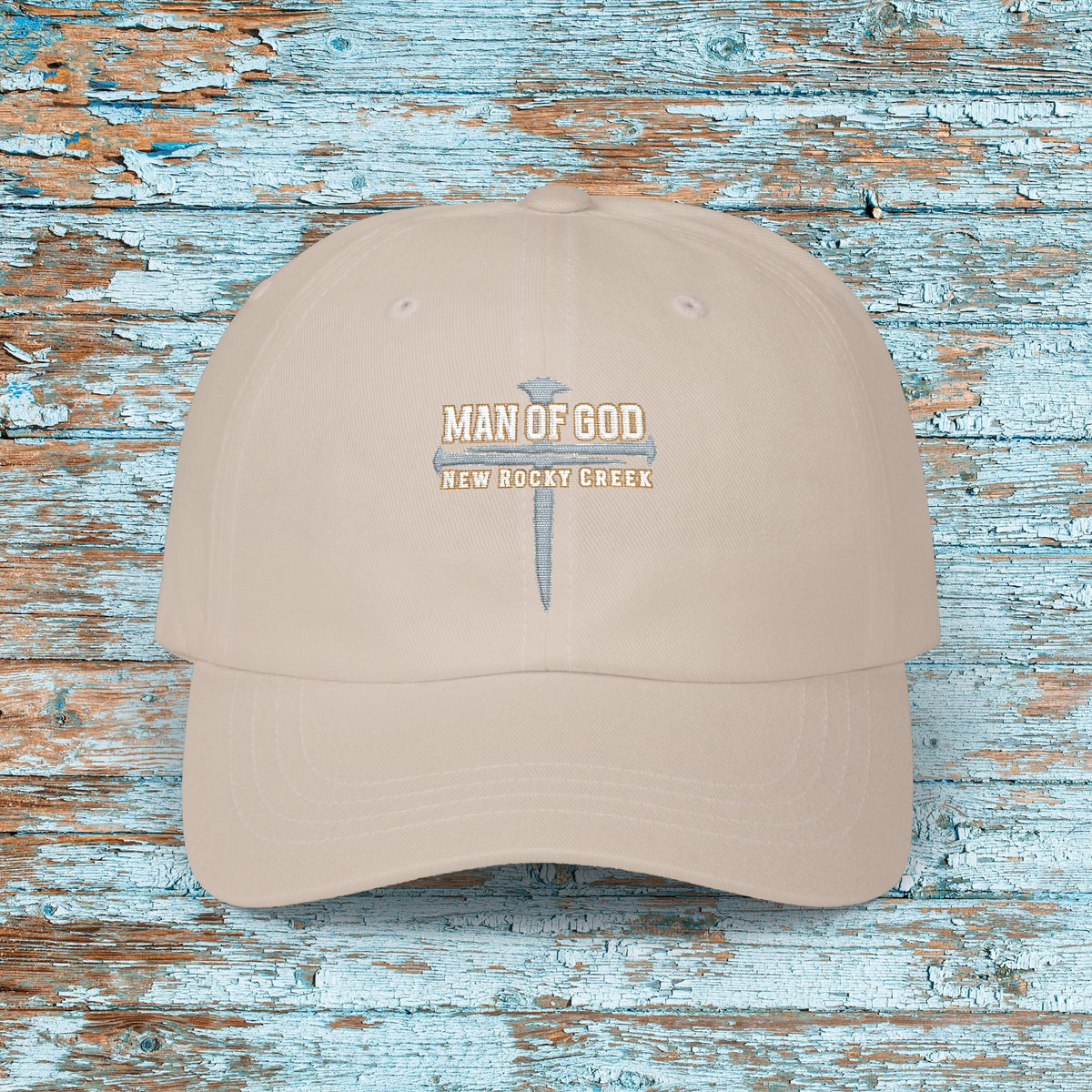 Custom Christian Man of God Embroidered Hat Classic Dad Cap Gift for Dad or Grandpa Custom Gift for the Jesus
