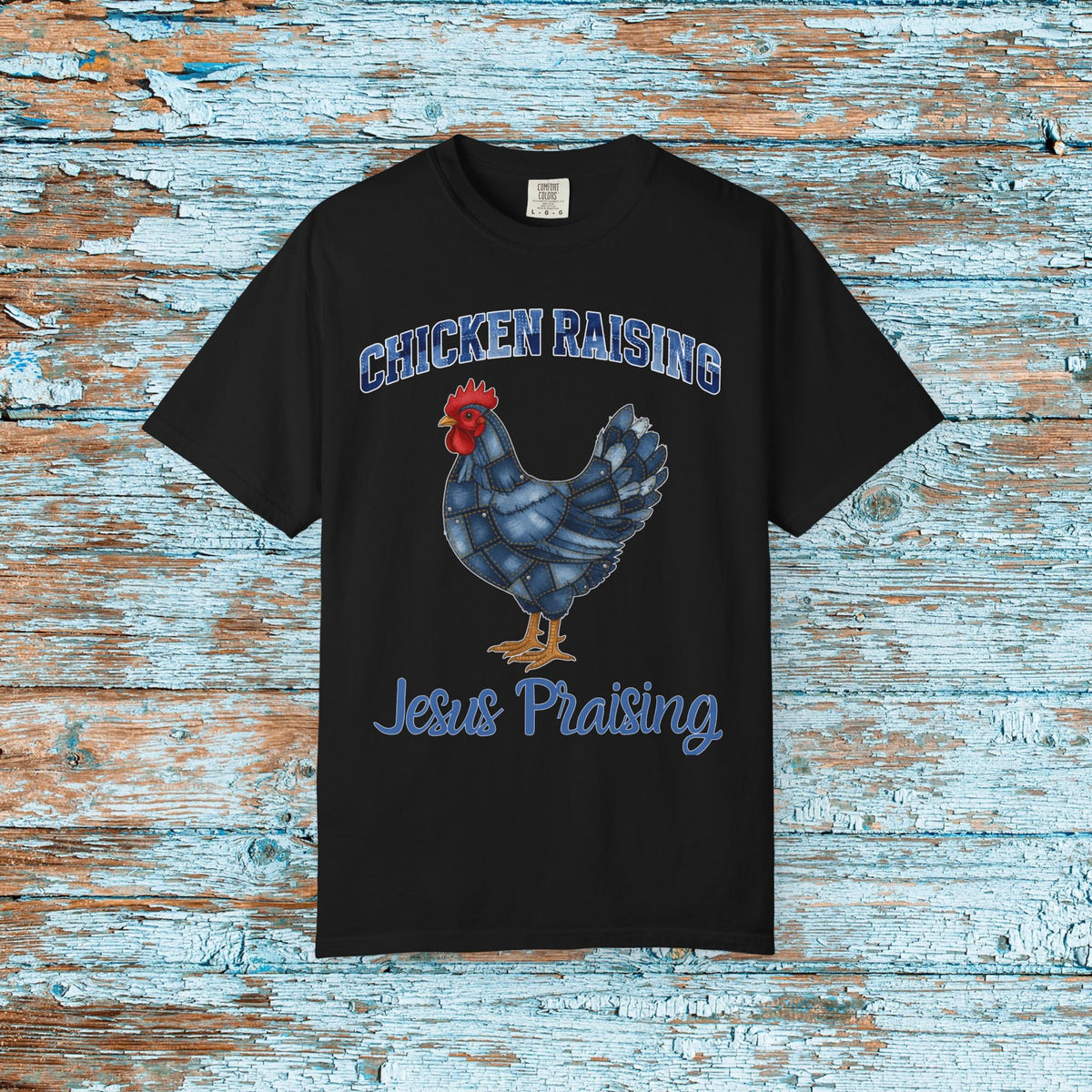 Comfort Colors Chicken Shirt, Cute Christian Shirt For Women,Jesus Shirt,Christian Gift, Christian Christmas Shirt,Love and Grace Shirt