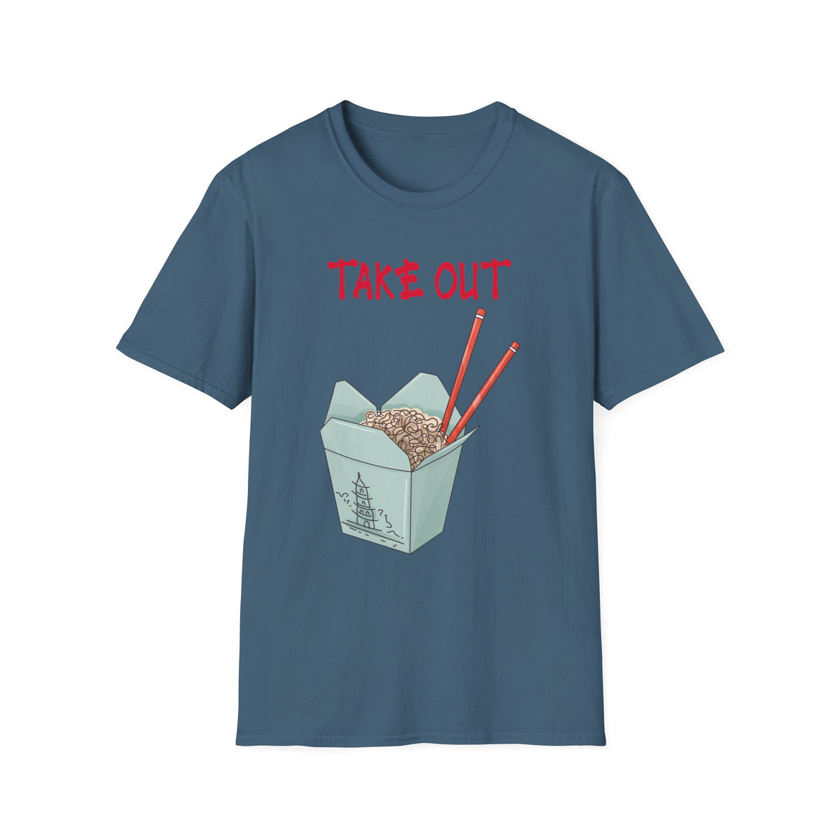 Funny Halloween Costume T-Shirt Chinese Take Out, Food Costume Top, Office Group Costume Shirt, Matching Friends Family Shirt