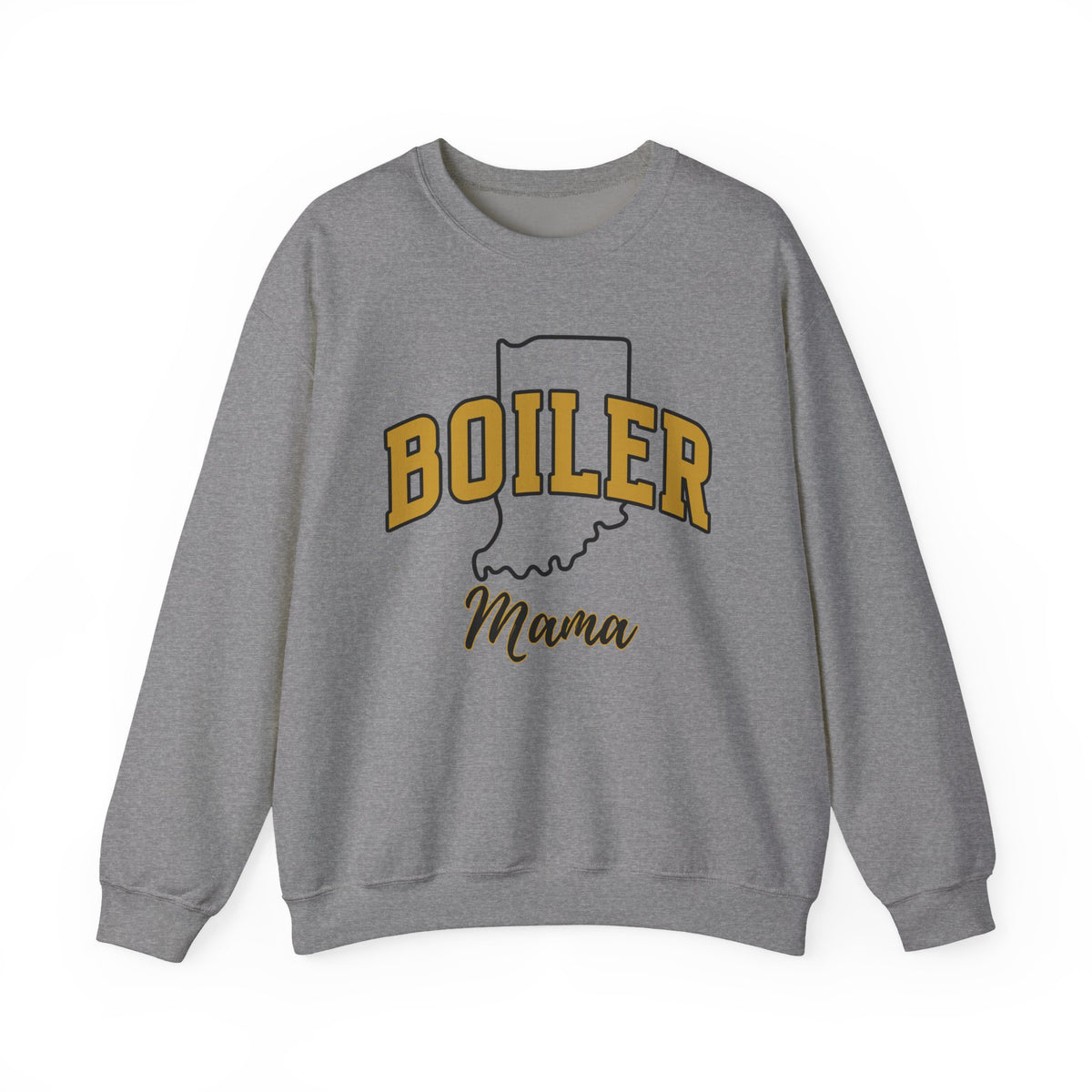 Custom Boiler Mama, Indiana Pride, University School Sweater, Fun Mom Shirt, Freshman Mom Gift, Unisex Crewneck Sweatshirt