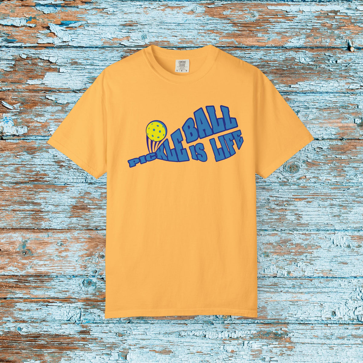 Comfort Colors Pickleball is Life Pickleball Paddle T-shirt Matching Team Shirt Gift for Mom Dad Pickleball Lover Player Gift