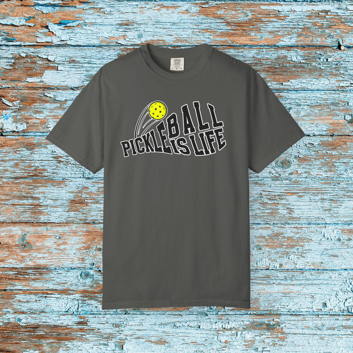 Comfort Colors Pickleball is Life Pickleball Paddle T-shirt Matching Team Shirt Gift for Mom Dad Pickleball Lover Player Gift