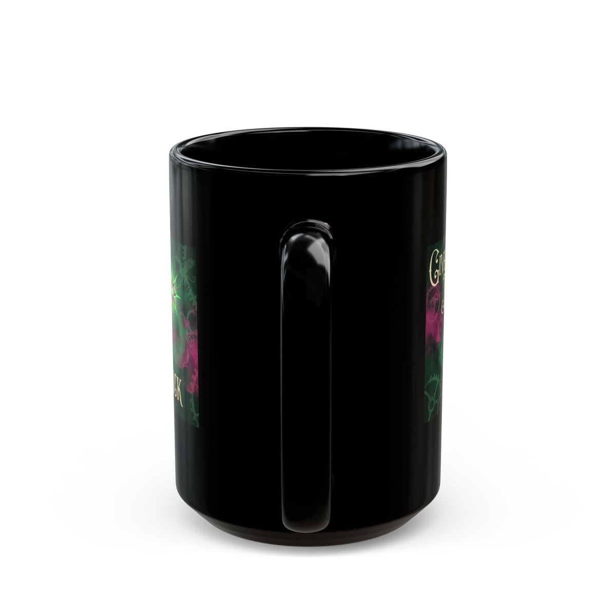 Funny Give Me a Clock Tick Wicked Black Mug (11oz, 15oz) Morning Coffee, Afternoon Tea Cup, Bestie Gift, Good vs Bad, Witch Hat Magic Wand