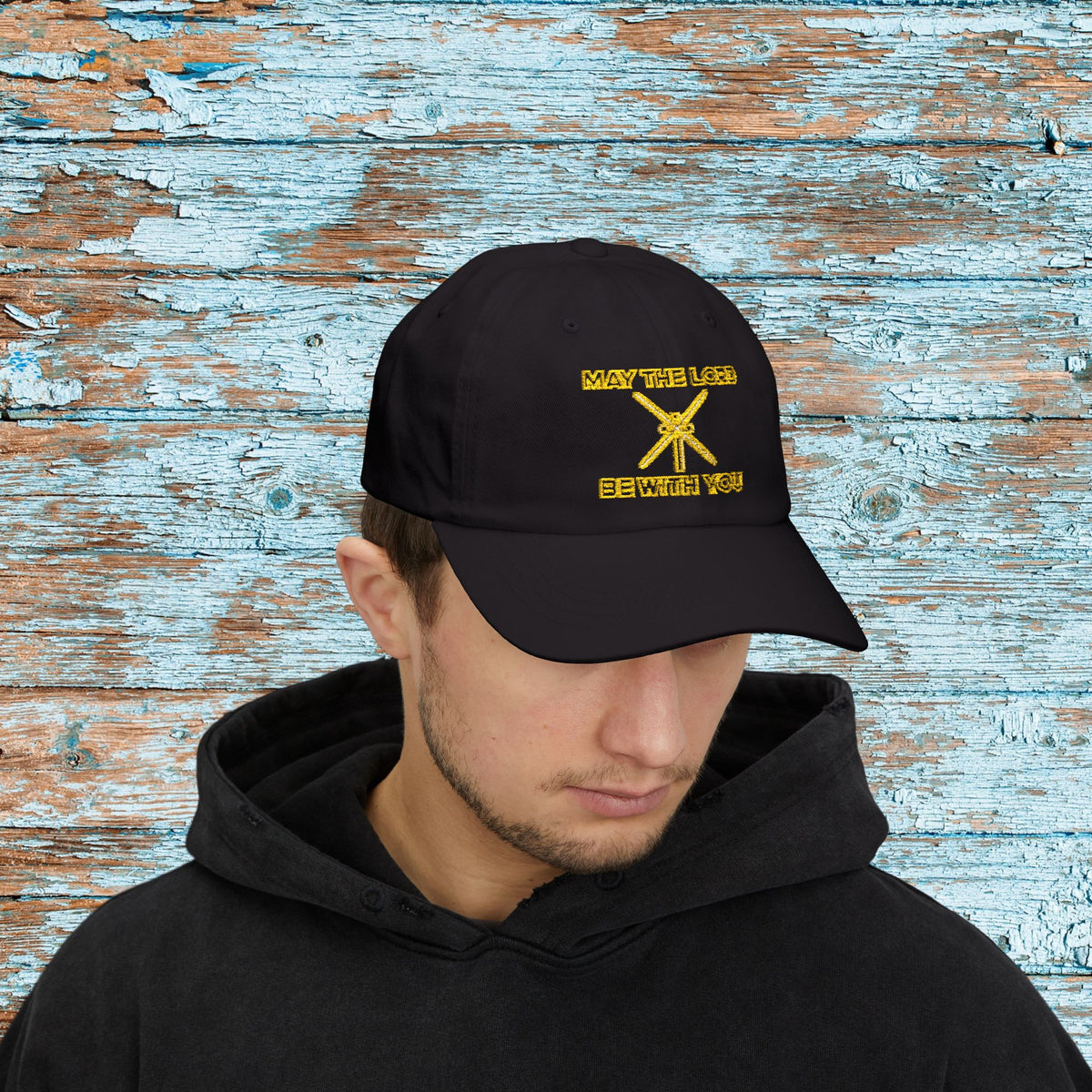 Christian Embroidered Hat May the Lord Be With You Classic Dad Cap Perfect Gift for Godly Man Star Wars Fan Heading to Theme Park to Witness