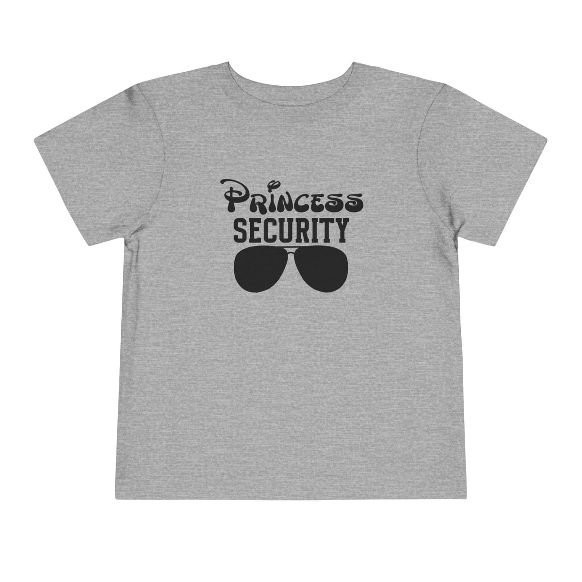 Princess Security Toddler Tee | Funny Family Matching Theme Park Disney Shirt | Sunglasses Badge Design