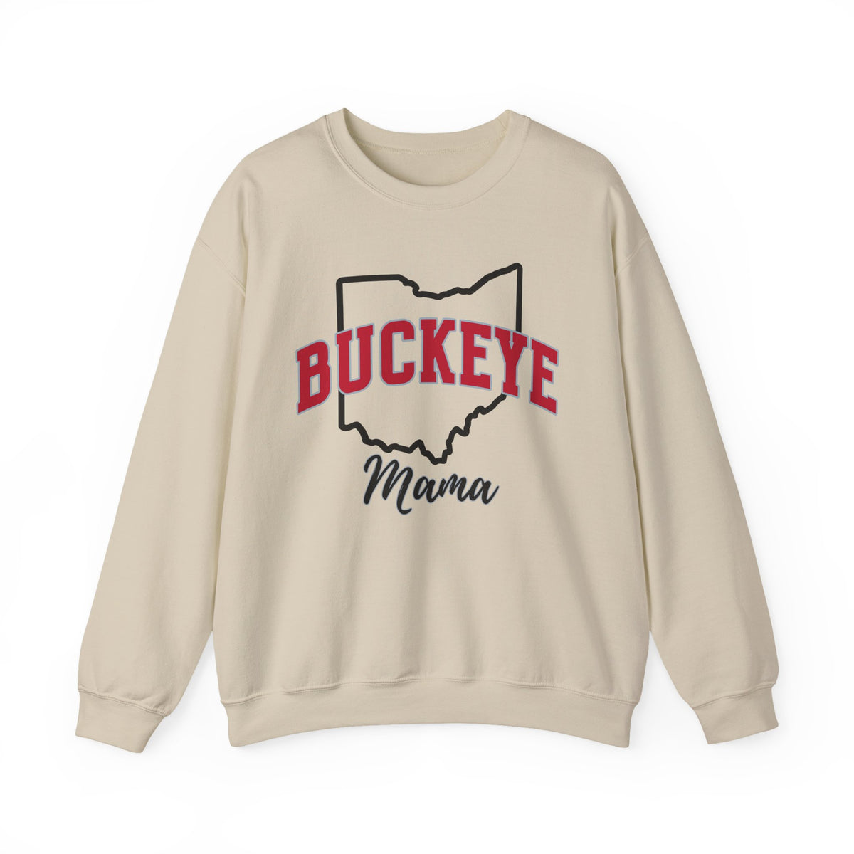 Custom Ohio Mama, Ohio Pride, Buckeye University School Sweater, Fun Mom Shirt, Freshman Mom Gift, Unisex Crewneck Sweatshirt