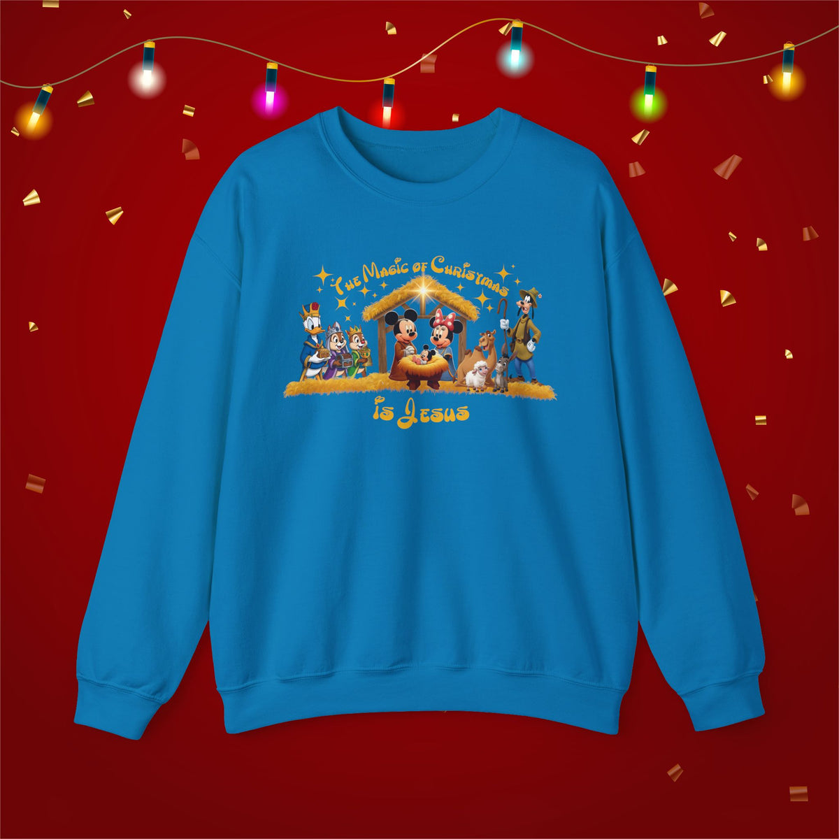 Jesus Mickey Magic Family Matching Shirts Greatest Gift of all Nativity Shirt Christian Christmas Shirt Religious Shirt Bible Verse Shirt