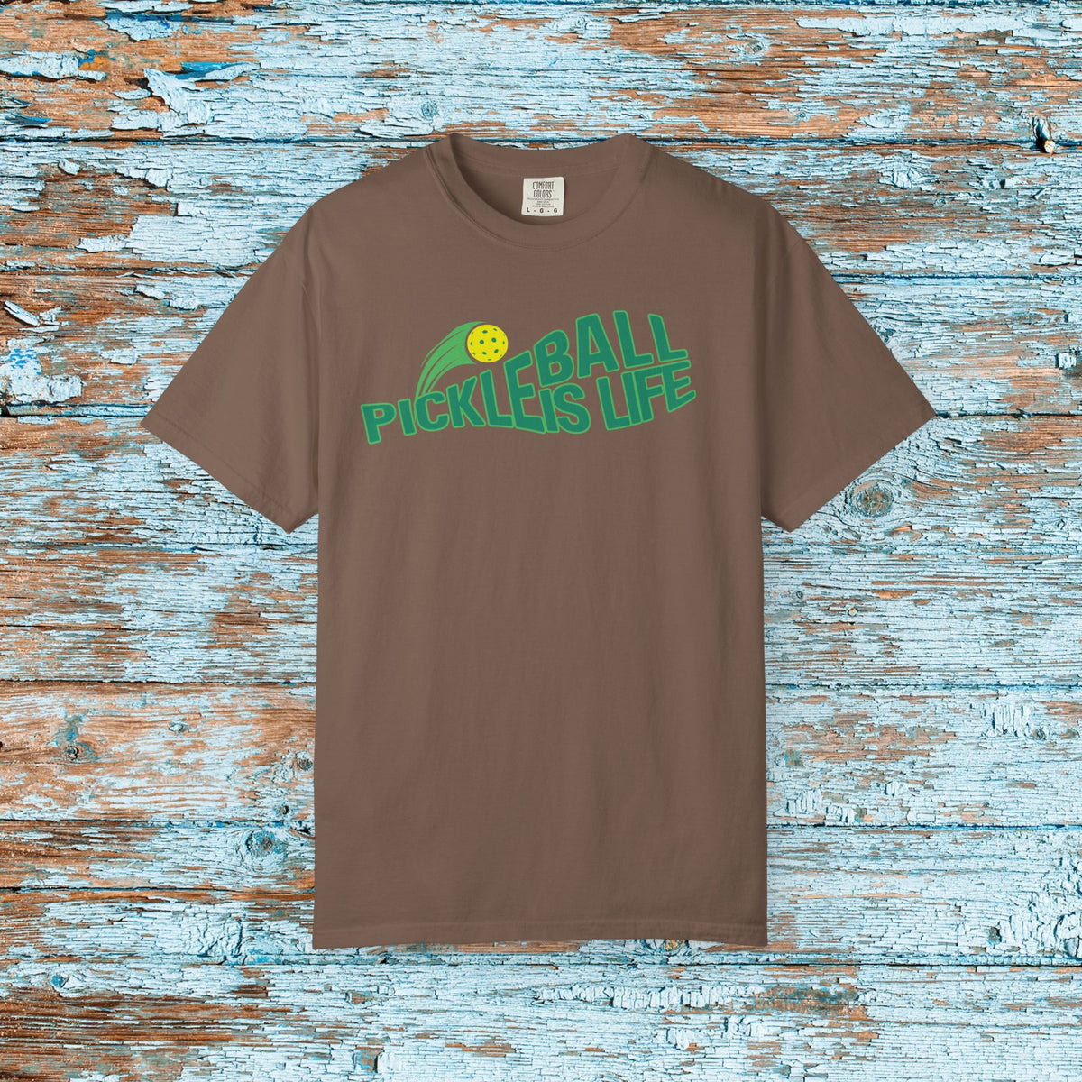 Comfort Colors Pickleball is Life Pickleball Paddle T-shirt Matching Team Shirt Gift for Mom Dad Pickleball Lover Player Gift