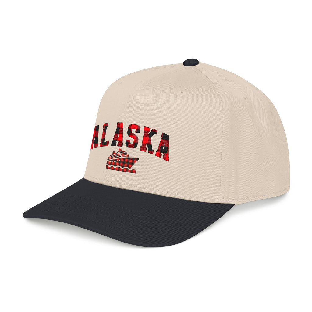 Alaska Buffalo Plaid Cruise Cap | Mid Profile Baseball Cap, Matching Family Cruise Hat