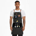 Unisex Canvas Cross Back Apron with Pockets 1 2