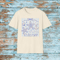 If the Stars Were Made to Worship So Will I T-Shirt | Christian Nautical Starfish Anchor