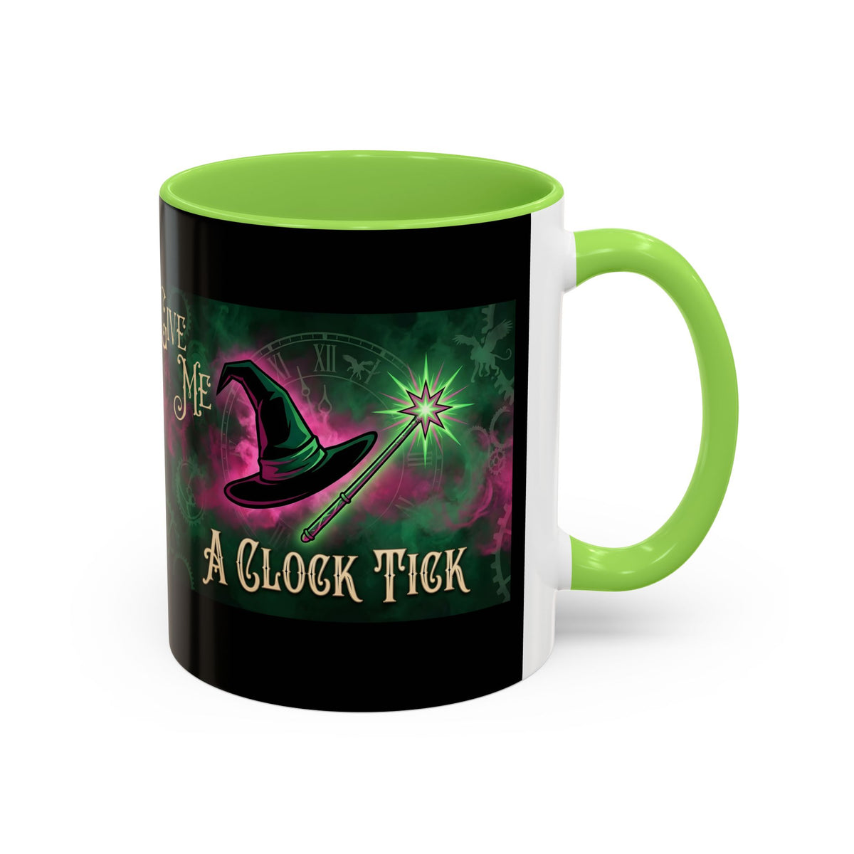 Funny Wicked Witch Mug, Give Me a Clock Tick Wicked Cup, Witchy Coffee Mug, Good vs Bad Humor Mug, Bestie Gift Tea Cup