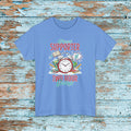 Teacher Funny Two Hour Delay T-Shirt, Unisex Heavy Cotton Tee for Proud Supporters of Hour Delays, Snow Day Shirt, Matching Team, Humorous