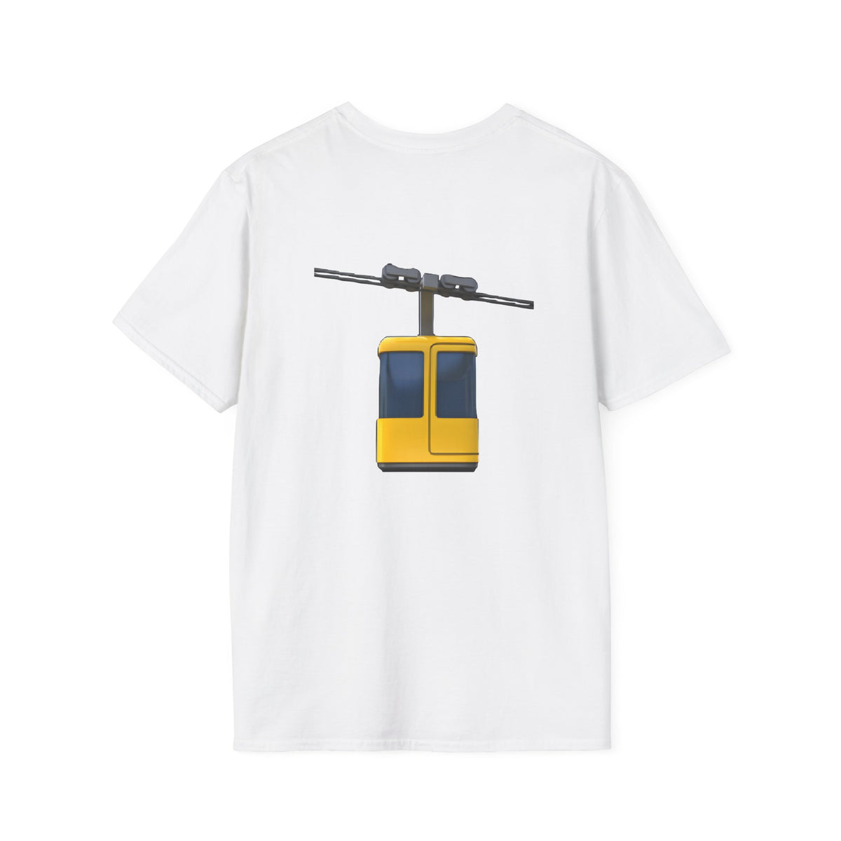 Funny SNL Aerial Tramway Emoji Sketch Unisex Softstyle T-Shirt, Group Halloween Costume, Hilarious Office Crew, Matching Coordinating Shirt