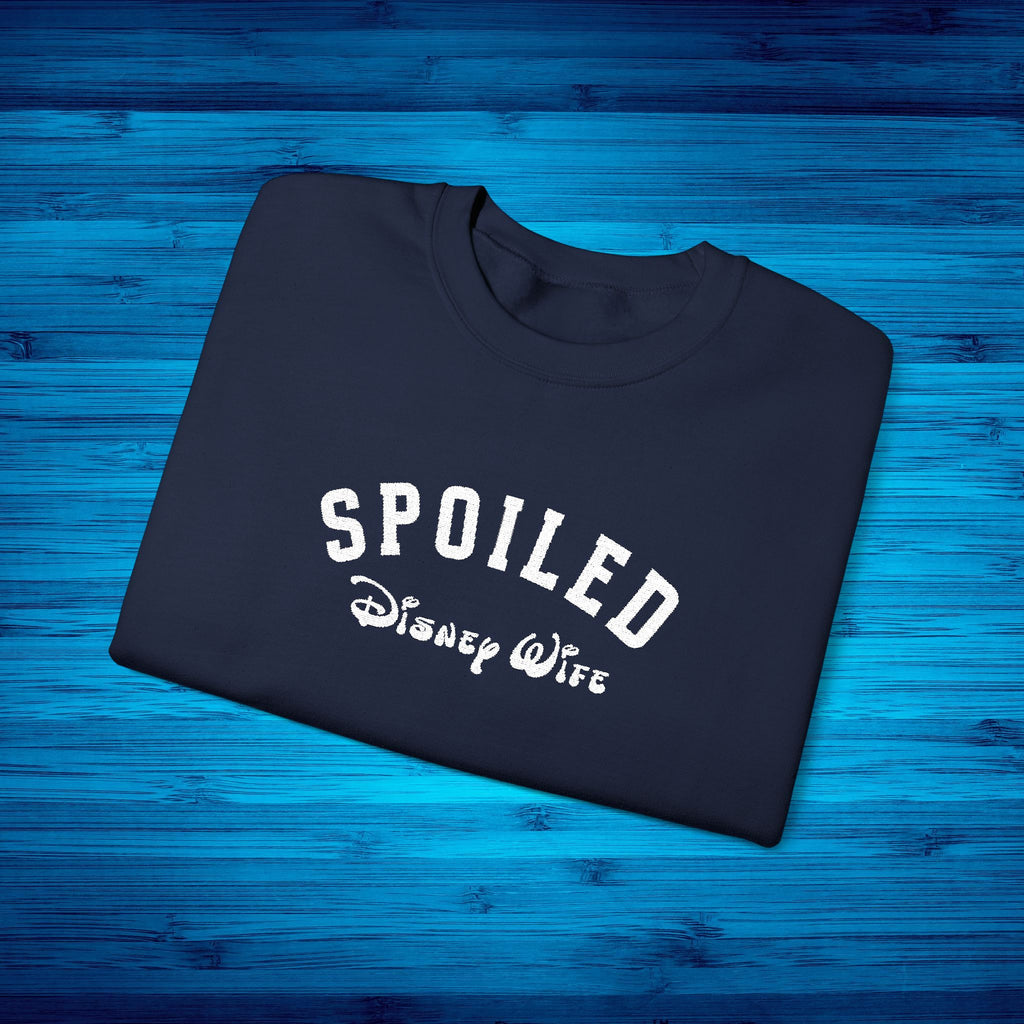 Spoiled Disney Wife Sweatshirt | Mom Wife Disney Pullover