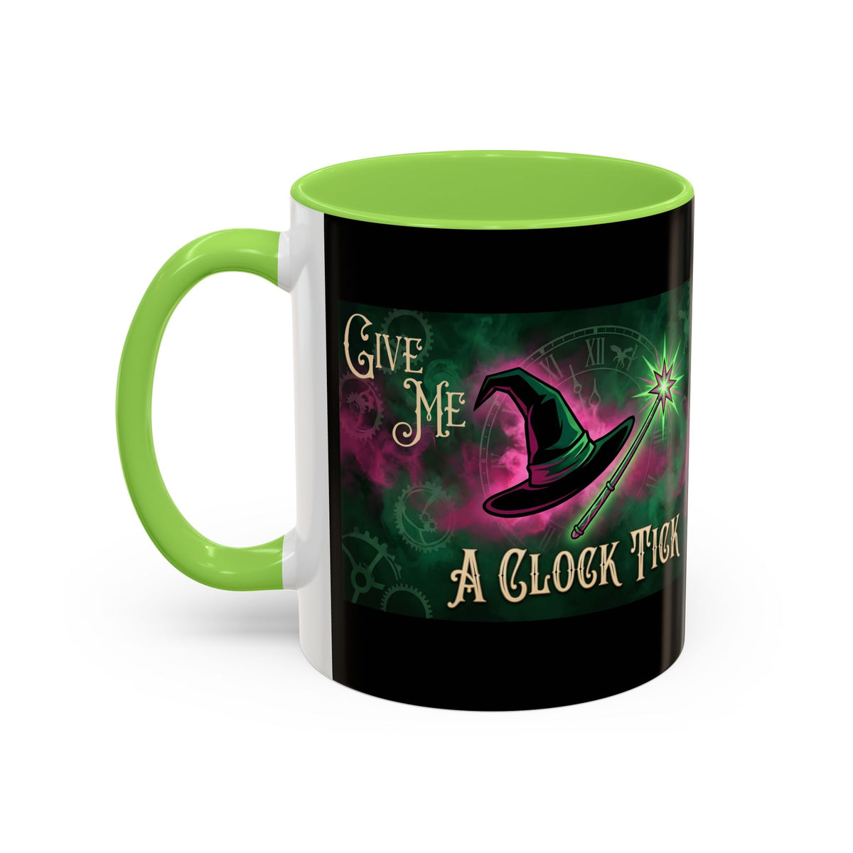 Funny Wicked Witch Mug, Give Me a Clock Tick Wicked Cup, Witchy Coffee Mug, Good vs Bad Humor Mug, Bestie Gift Tea Cup