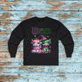 Wicked Highland Cow Colorful Shirt, Defy Gravity Broomstick Magic Wand Shirt, Wizard of Oz Tee, Witch Pink and Green,T-Shirt Long Sleeve Tee