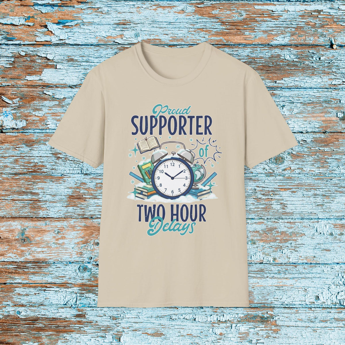 Proud Supporter of Two Hour Delays Unisex Softstyle T-Shirt
