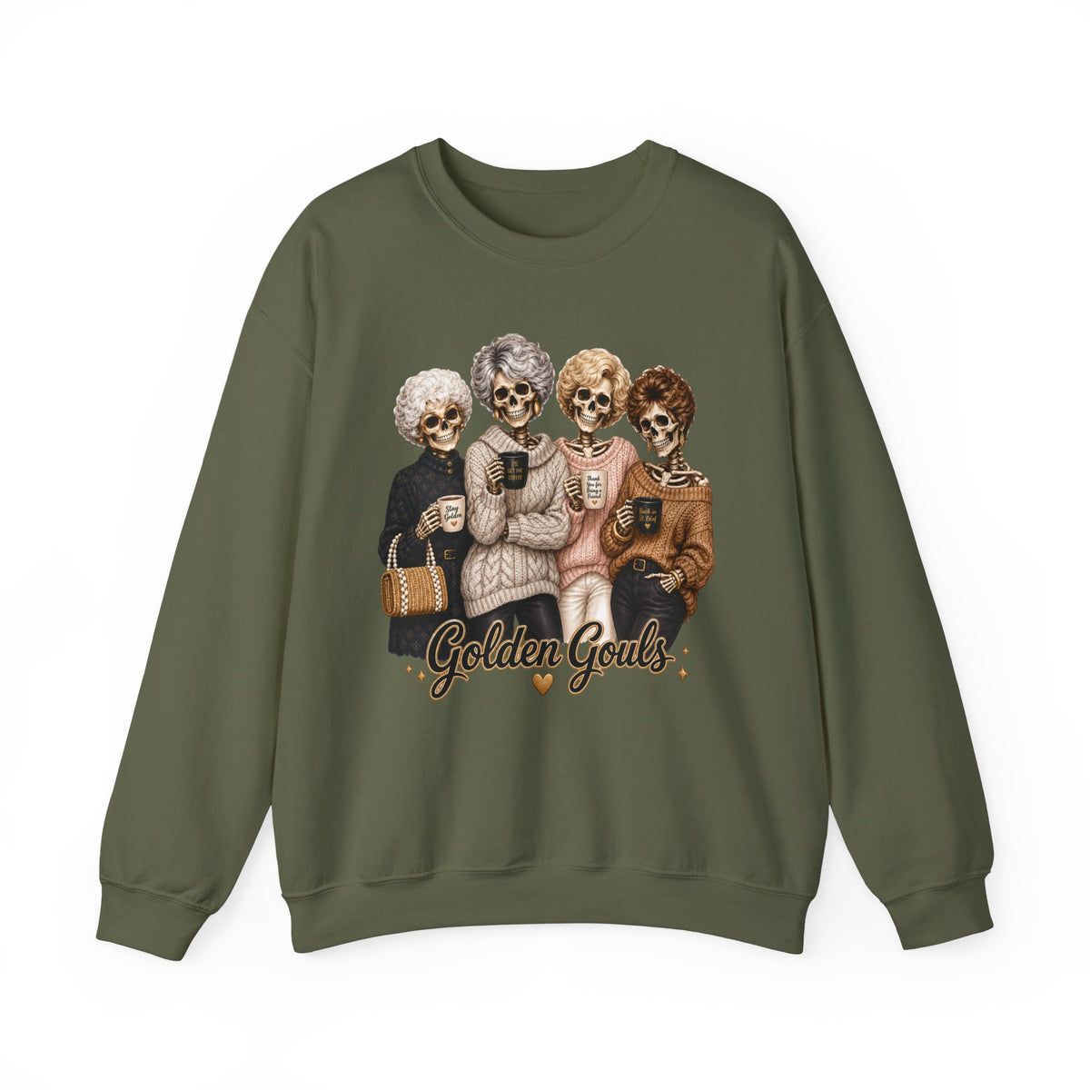 Golden Girls, Golden Gouls, Halloween Sweatshirt, Funny Matching Friend Shirt