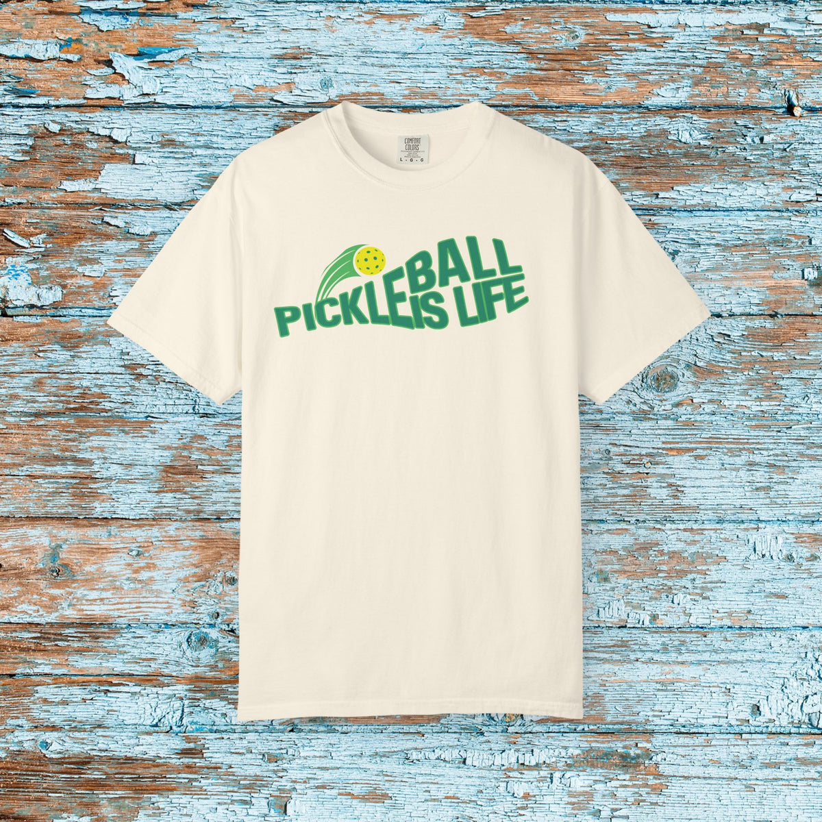 Comfort Colors Pickleball is Life Pickleball Paddle T-shirt Matching Team Shirt Gift for Mom Dad Pickleball Lover Player Gift