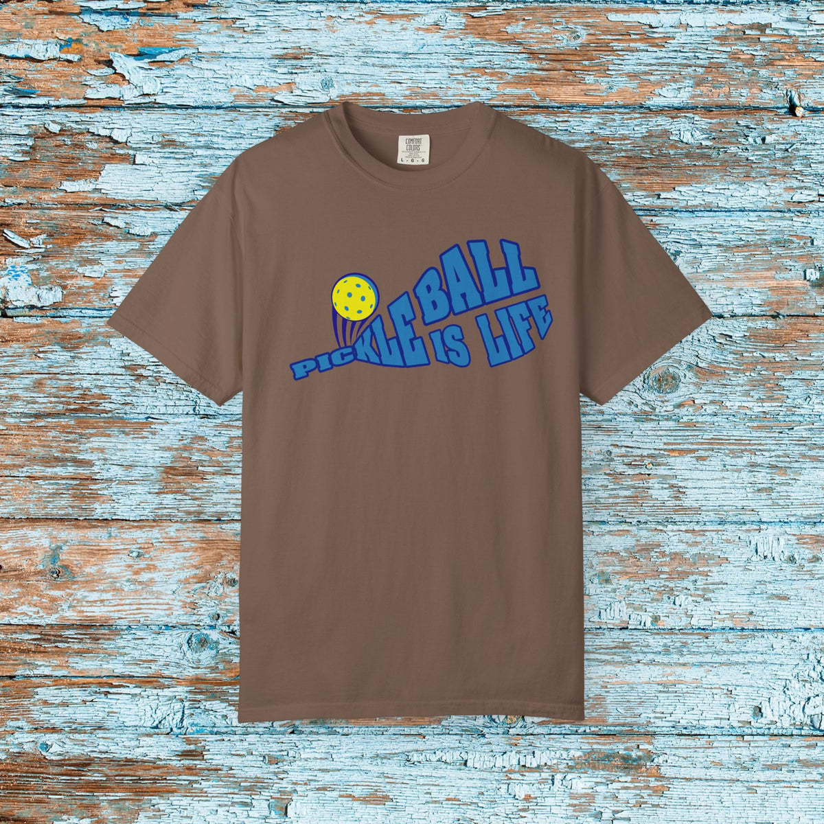 Comfort Colors Pickleball is Life Pickleball Paddle T-shirt Matching Team Shirt Gift for Mom Dad Pickleball Lover Player Gift