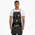 Unisex Canvas Cross Back Apron with Pockets 1 2