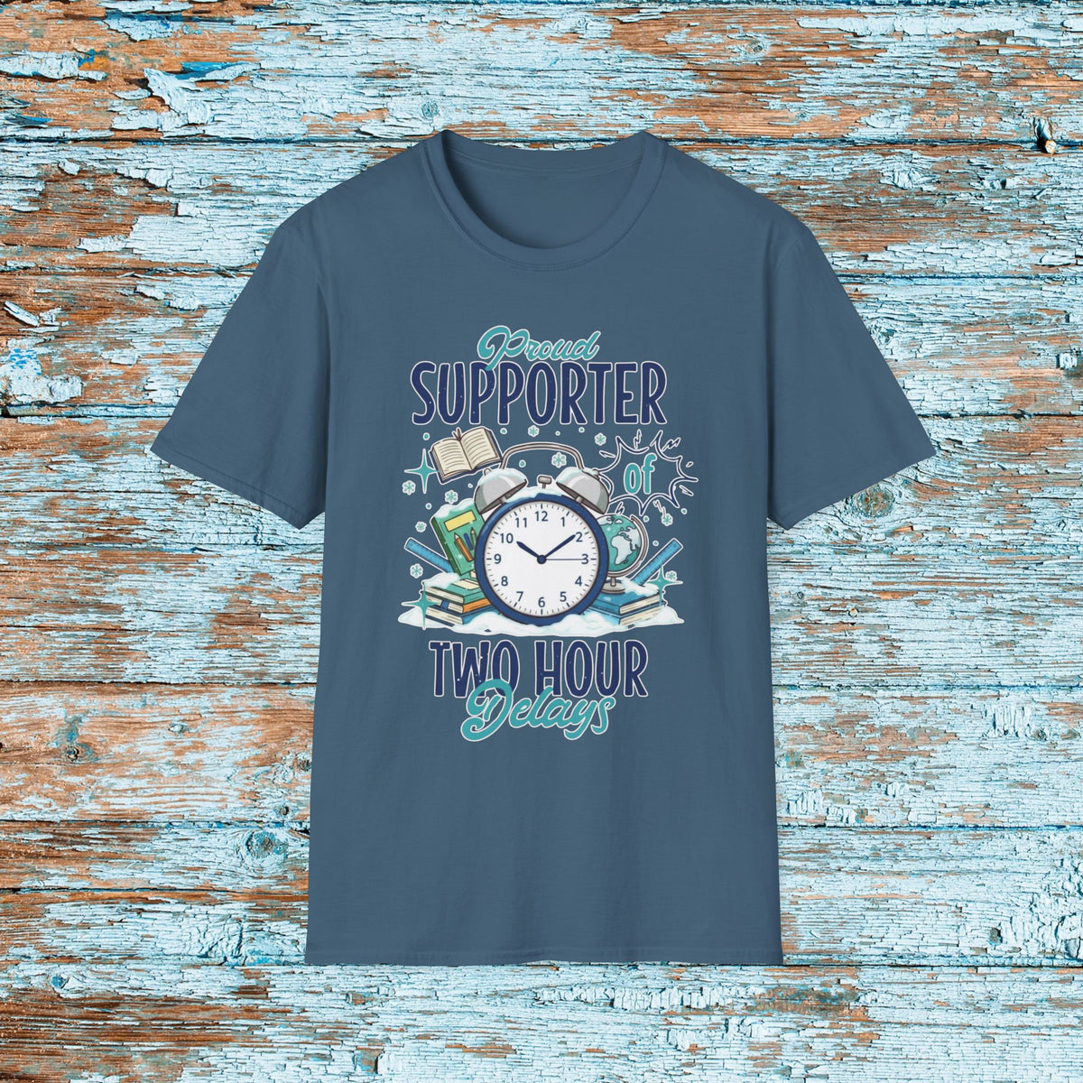 Proud Supporter of Two Hour Delays Unisex Softstyle T-Shirt
