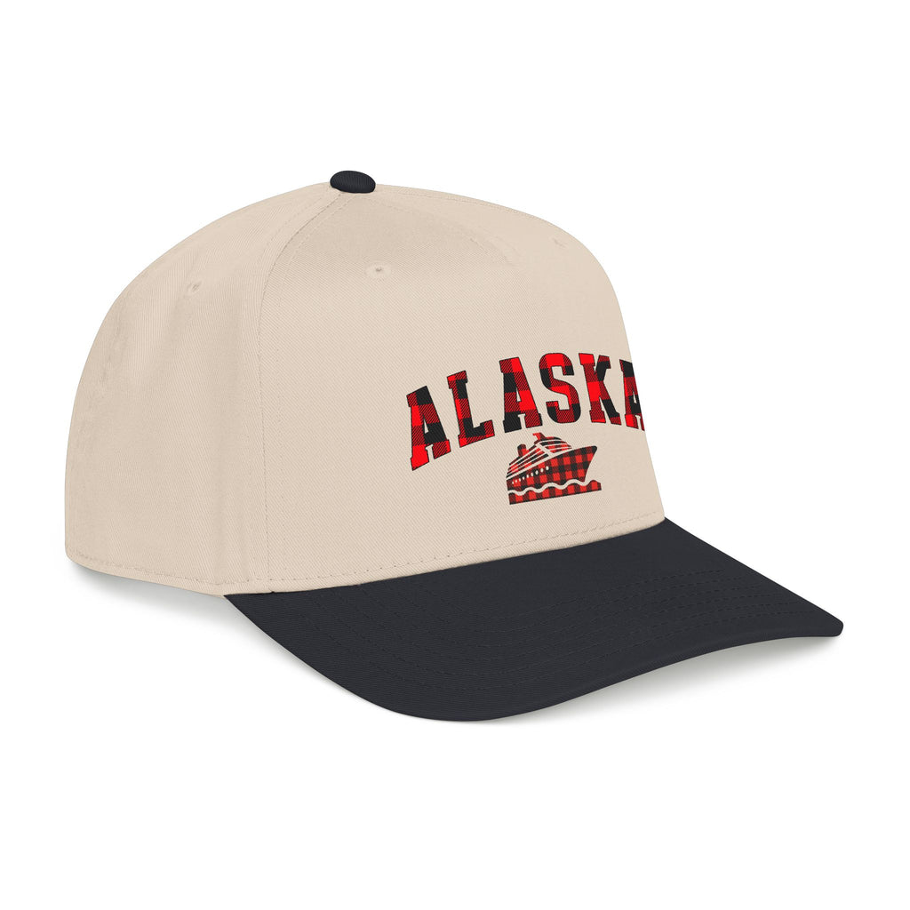 Alaska Buffalo Plaid Cruise Cap | Mid Profile Baseball Cap, Matching Family Cruise Hat